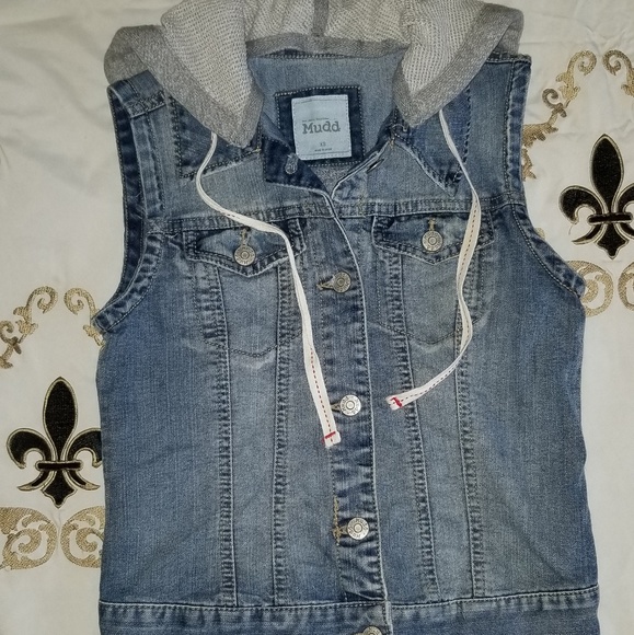 ๐HP๐ NWOT Mudd Denim Vest - Picture 1 of 2
